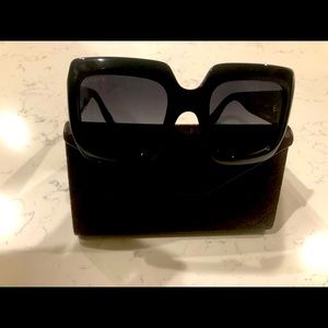 Gucci Black Square Sunglasses